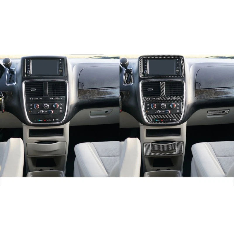 Real SOFT Carbon Fiber Interior Full Set Trim for Dodge Grand Caravan 2011-2020