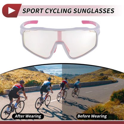 Motorcycle Riding Goggles Pink Frame Tri-Acetyl Cellulos for Motorcycle