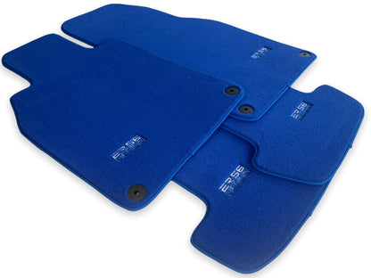 Premium Blue Carpet Floor Mats for Porsche 911 991 (2012-2016)