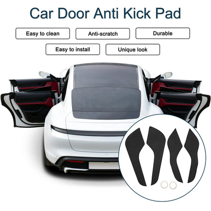 Black Door Anti Kick Pad Sticker Protector for Ford Mondeo (2013)