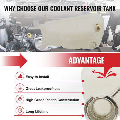 Coolant Expansion Tank for Mercedes W124 S124 A124 C124 E280 (1985-1996)