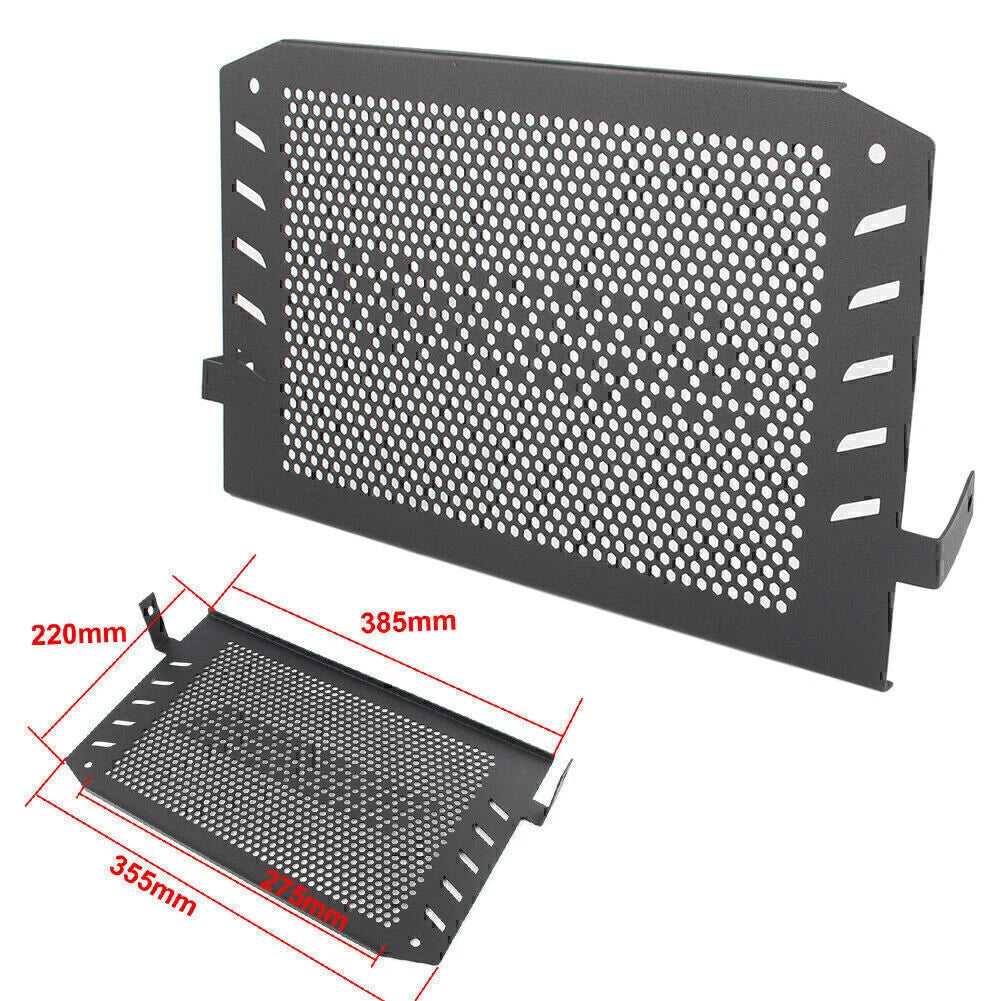 Black Radiator Engine Cooler Grill Guard for Kawasaki Vulcan EN650 (2015-2016)