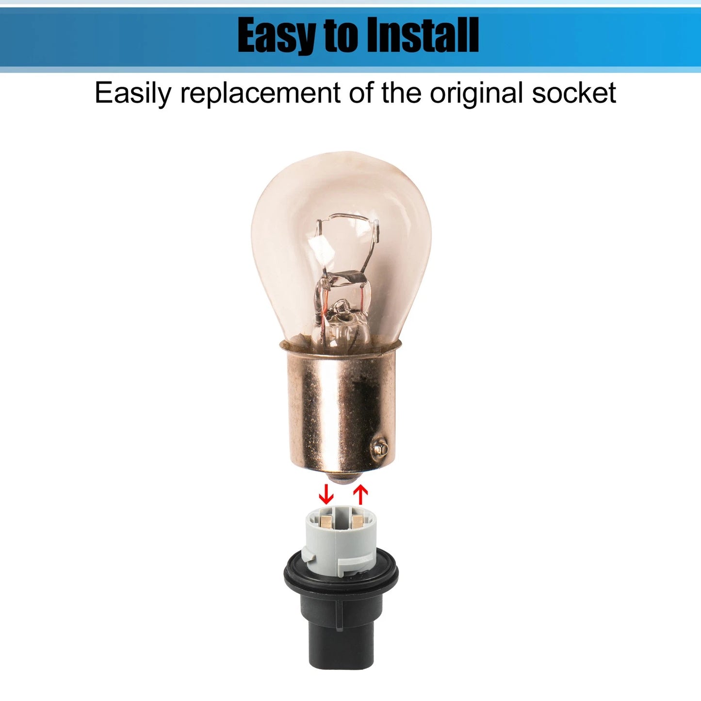 Park and Turn Signal Socket Light Bulb Lamp Base for Dodge Ram