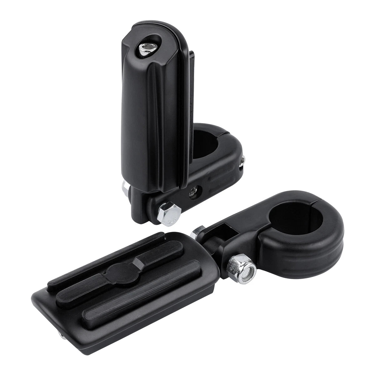 1-1/4" Highway Bar Foot Pegs Clamps for Harley Touring Electra Road Glide (2009-2023)