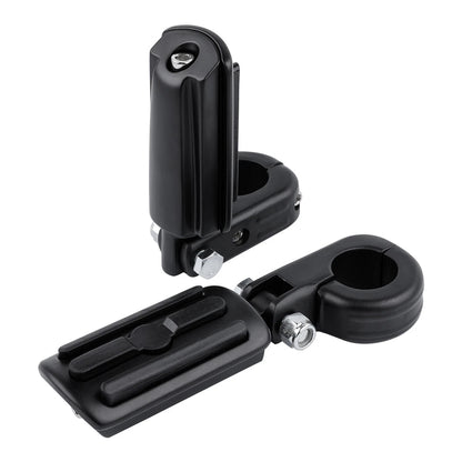1-1/4" Highway Bar Foot Pegs Clamps for Harley Touring Electra Road Glide (2009-2023)