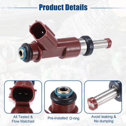 6pcs Fuel Injector Nozzle for Toyota Avalon 3.5L (2005–2012)