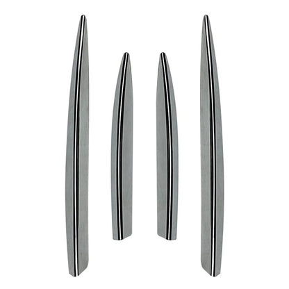 Fog Light Strips Grille Cover Trim Chrome for Mercedes Benz A Class (2023)