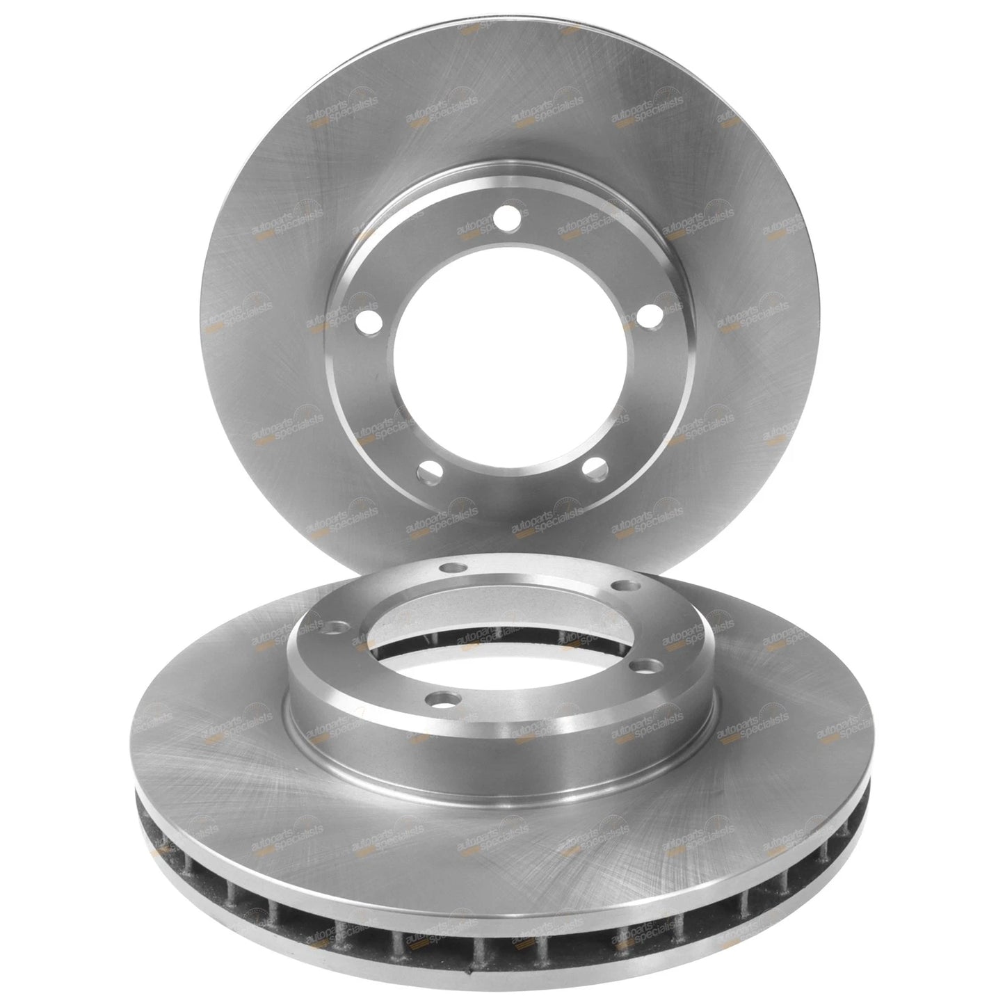 2 x Front Disc Rotors for Toyota Landcruiser FZJ105 HZJ105 (1998–2007)