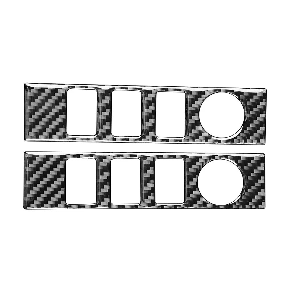 Carbon Black Central Console Volume Switch Cover Trim for Toyota Tundra (2014-2021)