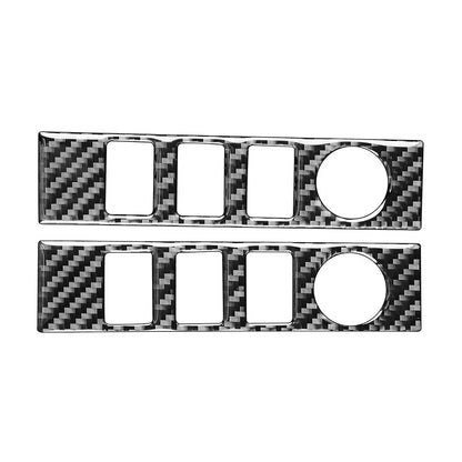 Carbon Black Central Console Volume Switch Cover Trim for Toyota Tundra (2014-2021)