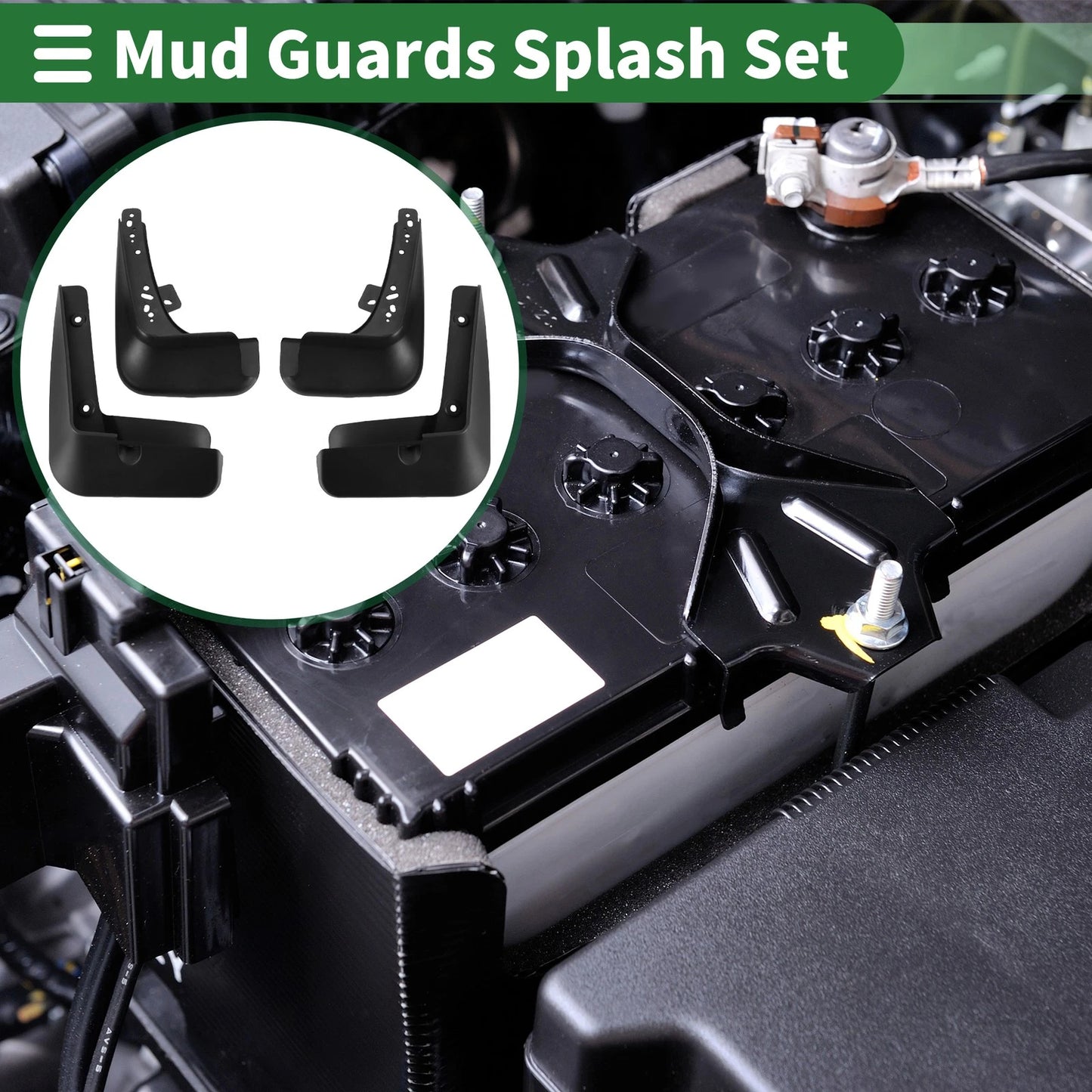 Mud Flaps Splash Guards for Kia K5 (Saloon) (2015-2019)