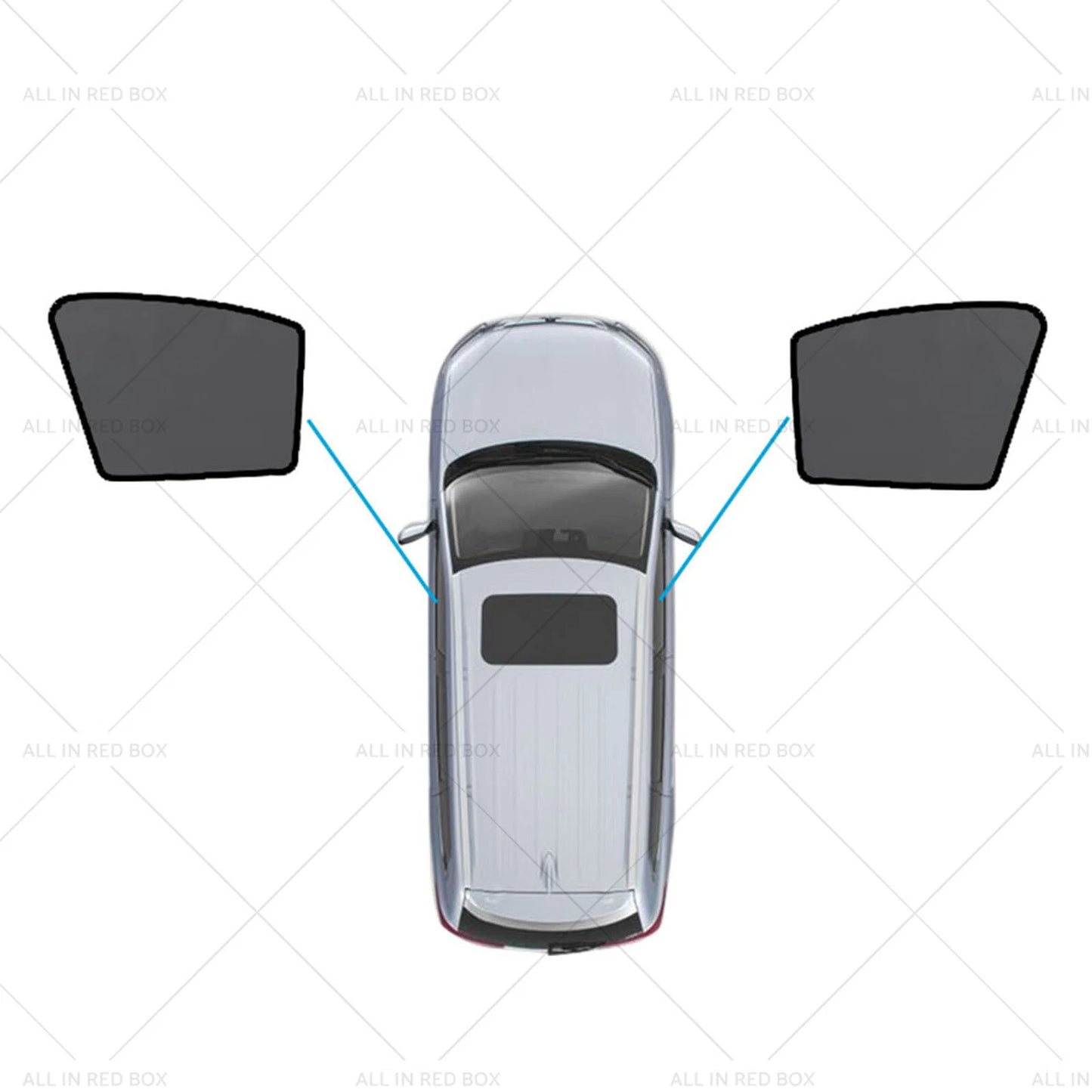 Magnetic Mesh Sun Blind Shades for Audi Q5 FY (2017-2025)