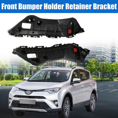 2 x Pair Left and Right Side Front Bumper Cover Support Rail for Toyota RAV4