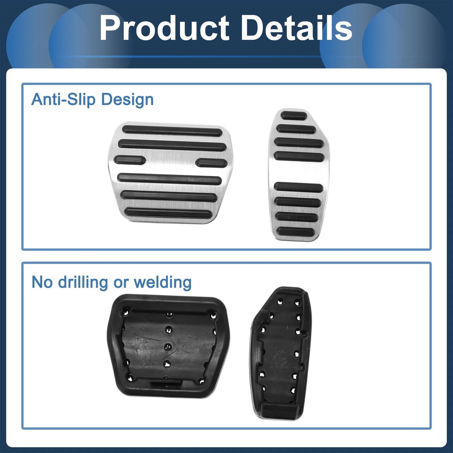 Automatic Foot Accelerator Pedal Covers for Nissan Roox B40 (2009-2019)