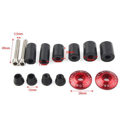 7/8'' Handle Bar End Weights Grips Cap Plugs for Dirt Bike Motor Green