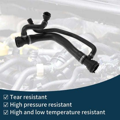 Radiator Hose for BMW E60 550i 2006-2010 Rubber Water Pipe 2 x Hoses