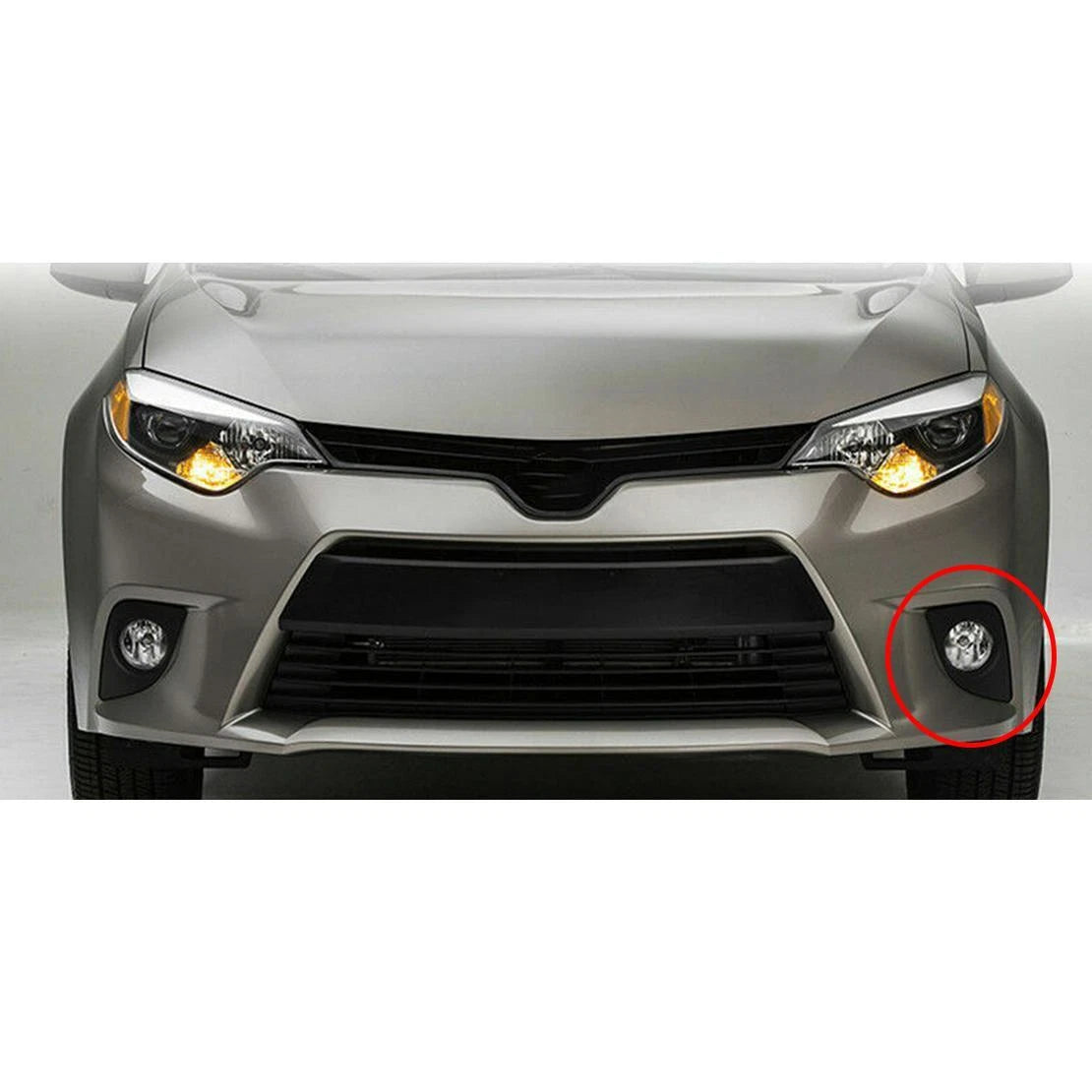 Front Left Fog Light Cover for Toyota Corolla (2014-2016)