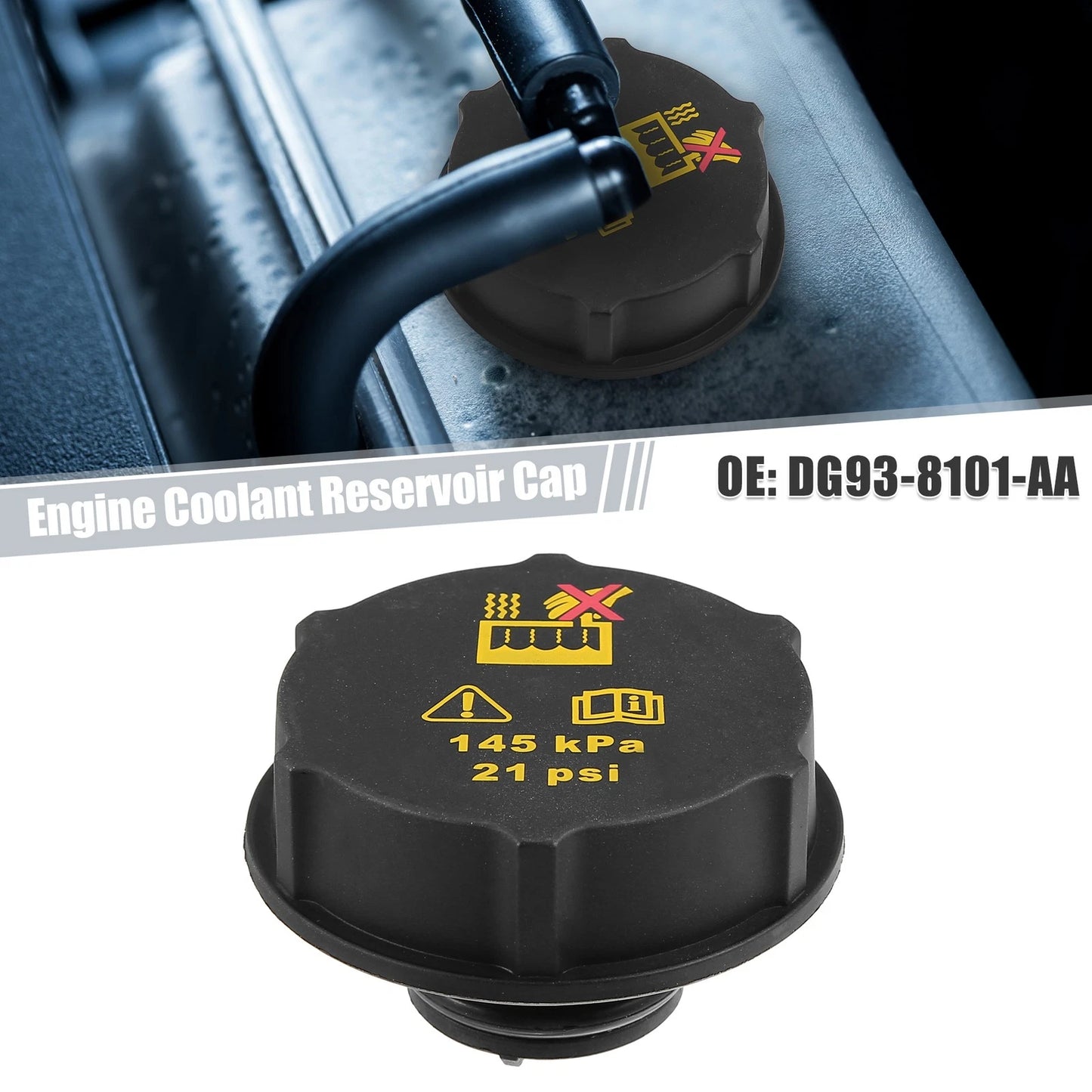 Engine Coolant Reservoir Cap for Ford C-Max (2010-2019)
