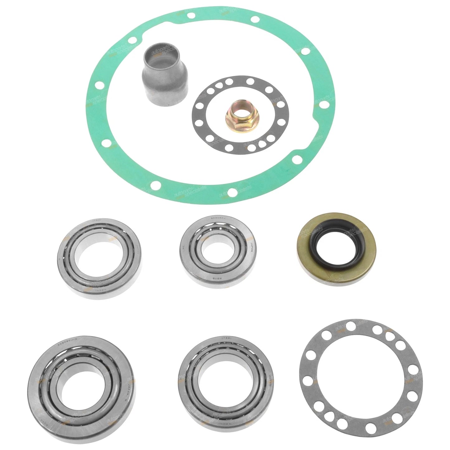 Front/Rear Diff Bearing Rebuild + Oil for Landcruiser BJ60 BJ70 BJ73 BJ74