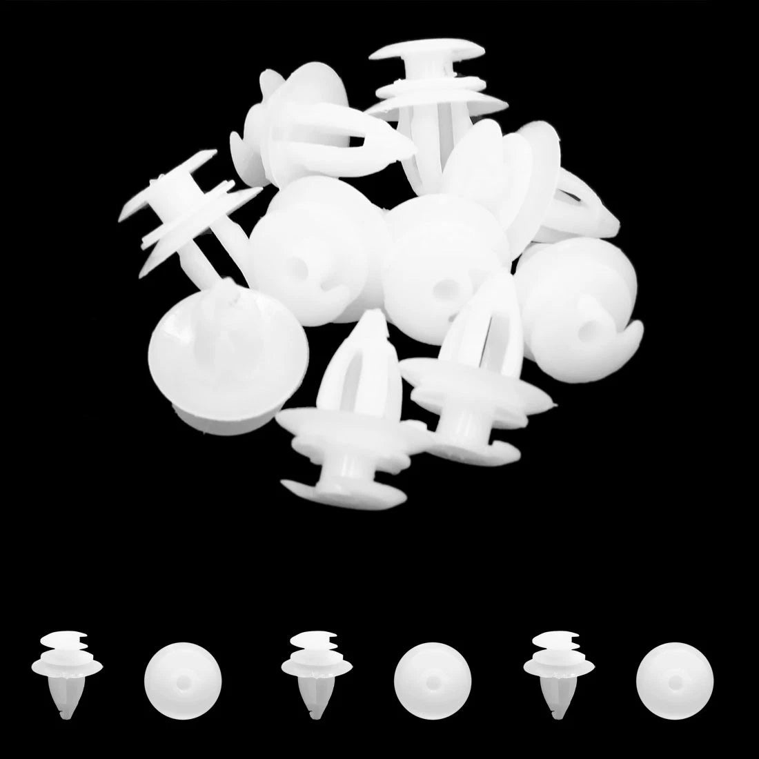 10 Pcs 9mm Plastic Rivets Clips Bumper Fasteners for BMW