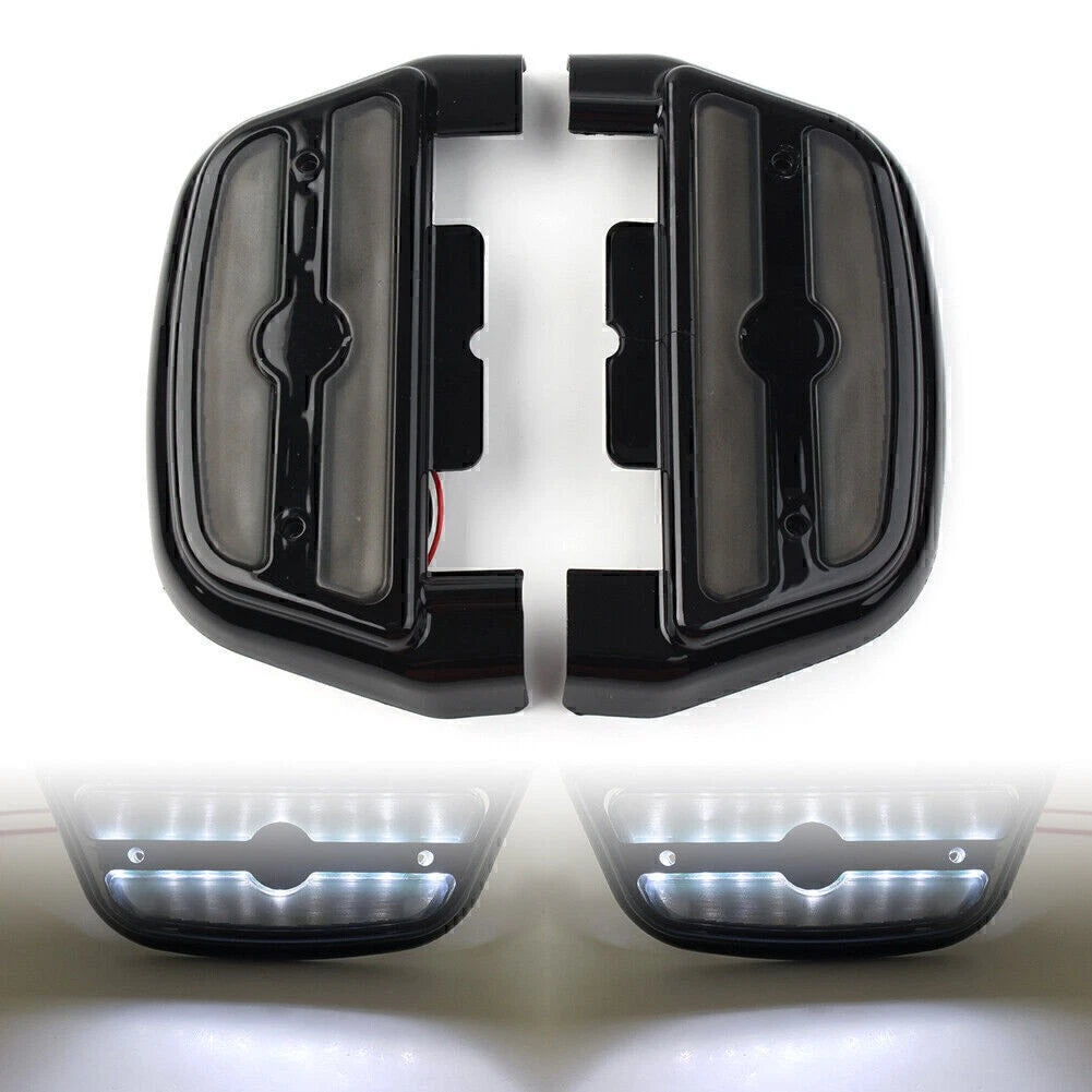 Passenger Footboard Cover LED Light for Harley Touring Road King (2014-2023)