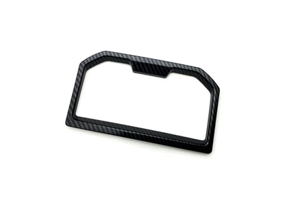 Carbon Fiber Rear Water Cup Holder Frame Cover for 2024-2025 Toyota Tacoma