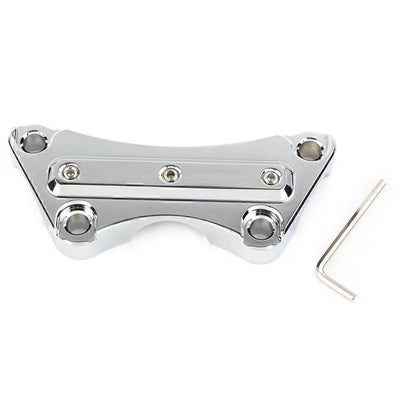 CNC Top Handlebar Riser Clamp for Harley Touring Street Road King Glide (2009-2023)