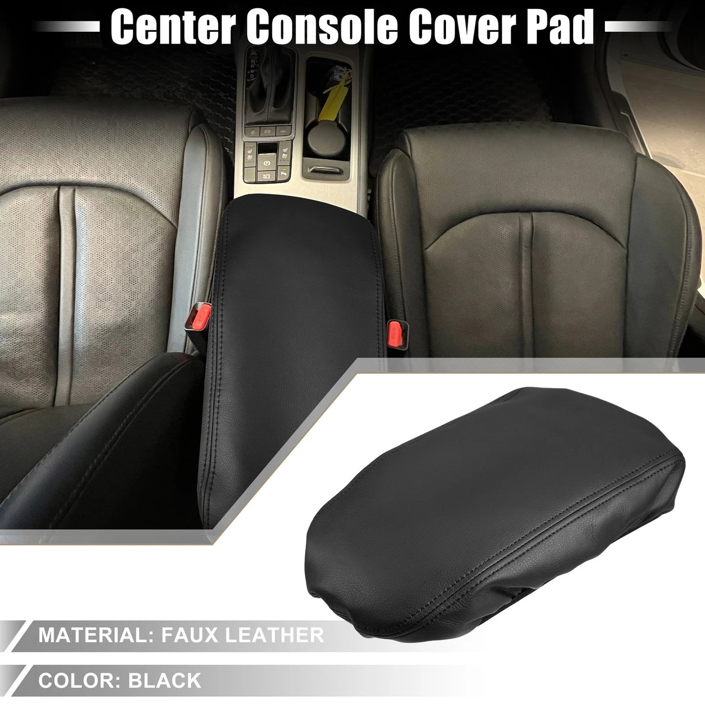 Kia Optima Center Console Armrest Cover Trim Black (2016-2020)