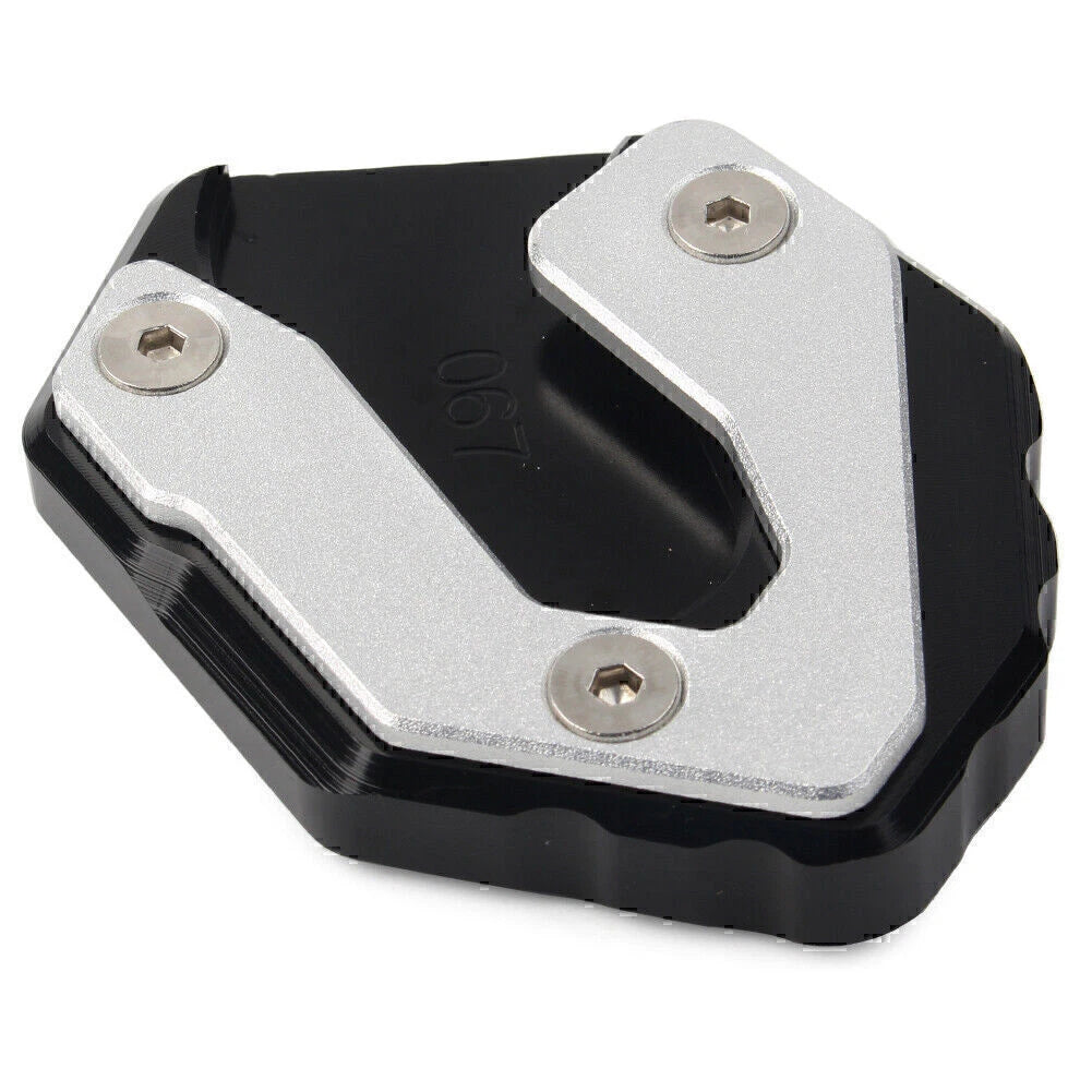 CNC Black Side Kickstand Extension Plate for Yamaha MT-09 Tracer, XSR 900