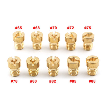 10x Main Jets Carburetor for PWK OKO CVK NSR KSR Injector Nozzle