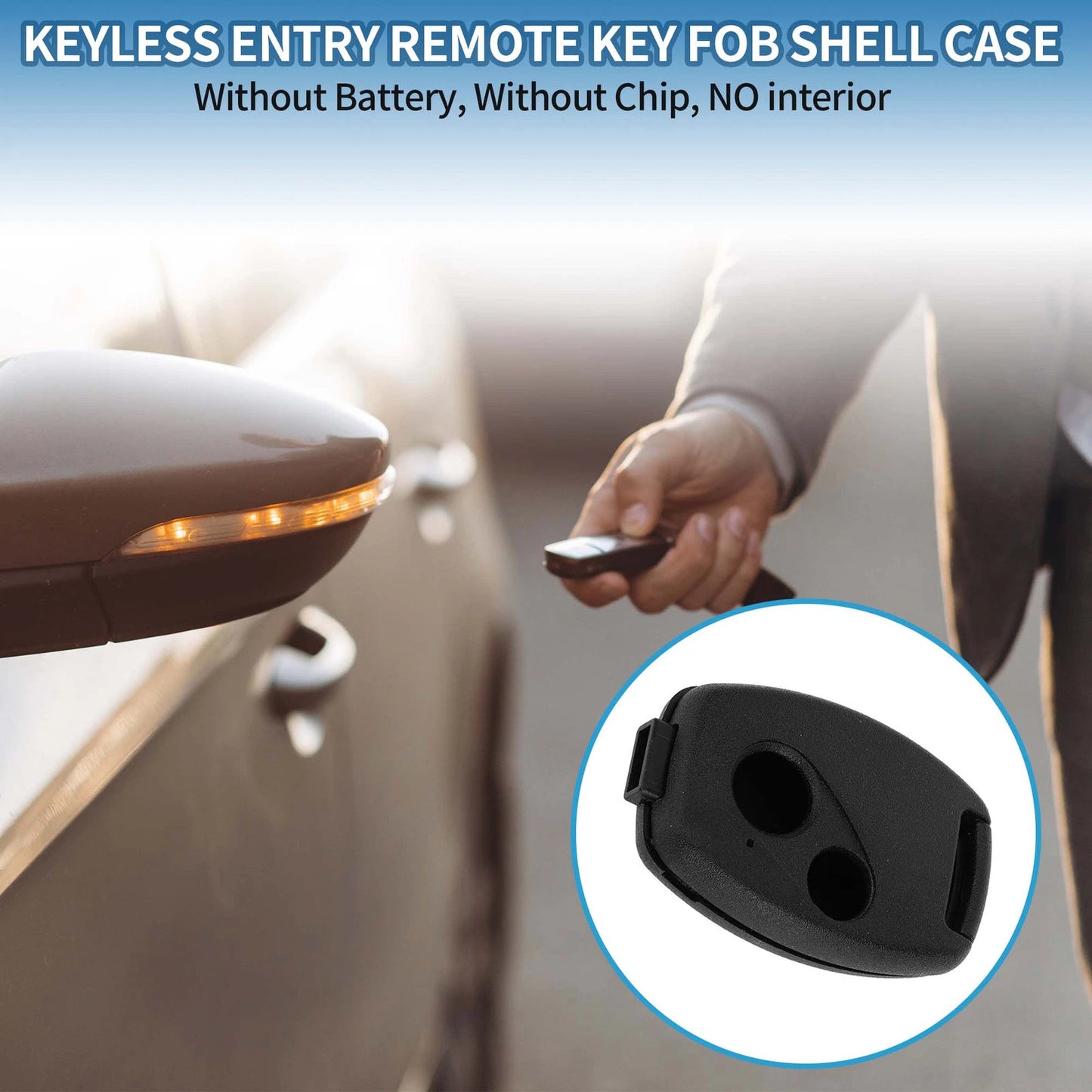 Keyless Entry Remote Fob Shell Case for Honda Civic (2006-2013)