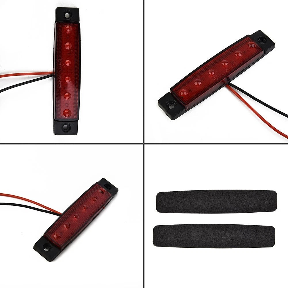 Stop 2x Mount Safe Trailer Light Tail Brake Lamp 8.3in DC Sealed RV Turn for RV