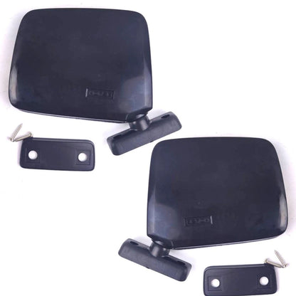 Side Door Mirror Black Pair Fits Datsun Nissan 720 SD23 Pickup UTE 1980-86 D06