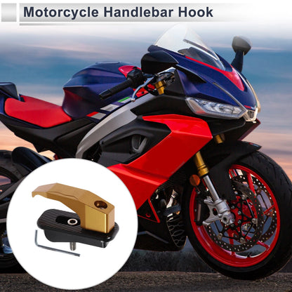 Rectangle Aluminum Alloy Hanging Hook / 1 Set / Earthy Yellow for Motorcycle