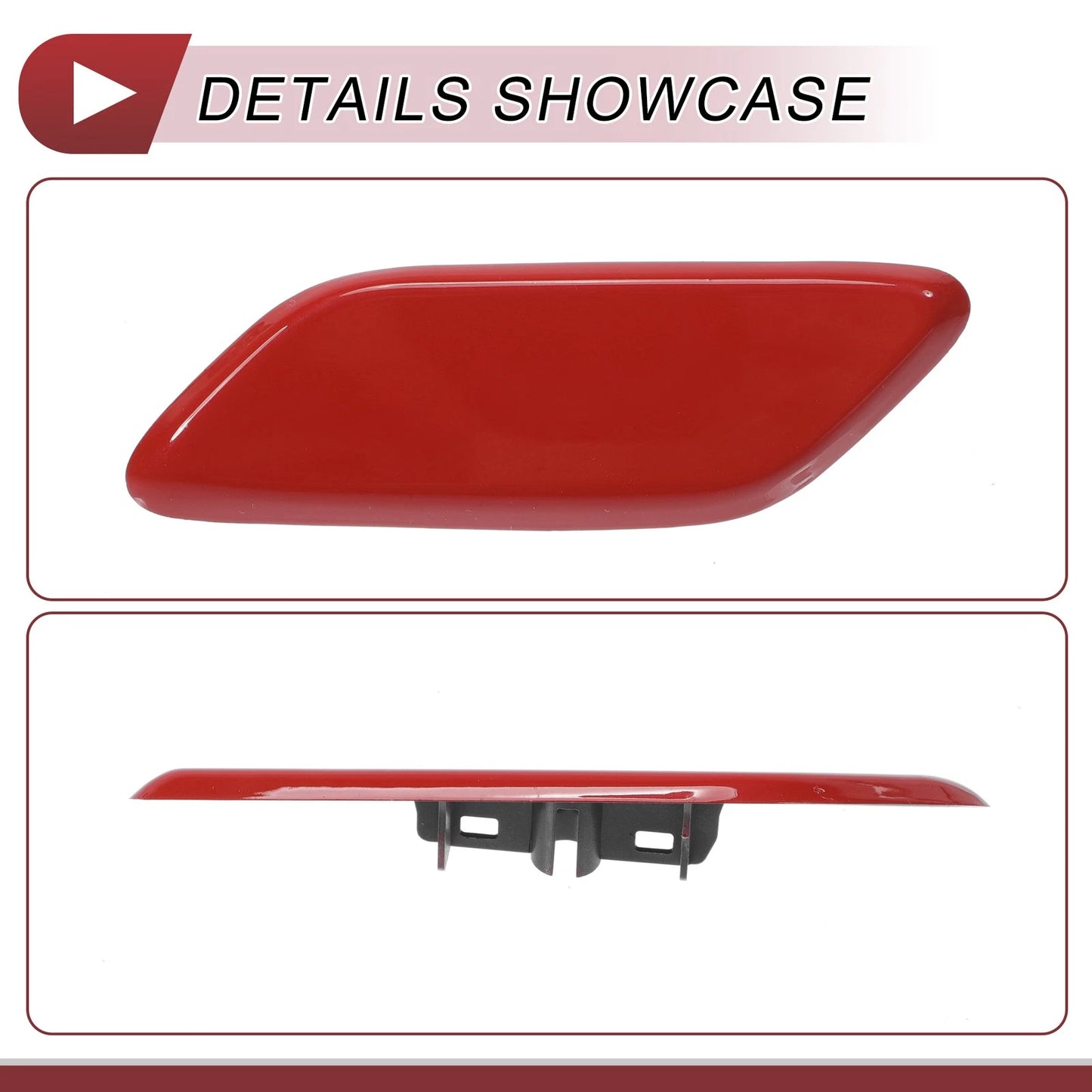 Front Left Washer Nozzle Cover for Honda CR-V 2009-2011 Red