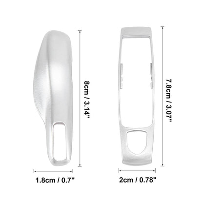 Silver Tone Car Remote Key Cover Fob Case for Porsche Cayenne, Panamera (2003-2023)