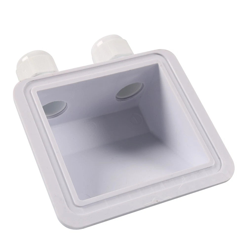 Double Wire Cable Entry Gland Box for Solar Panel Junction RV Caravan Boat