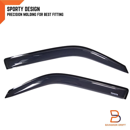 Weather Shield Window Visor Rain Guard for Toyota Hiace Commuter (2005-2019)