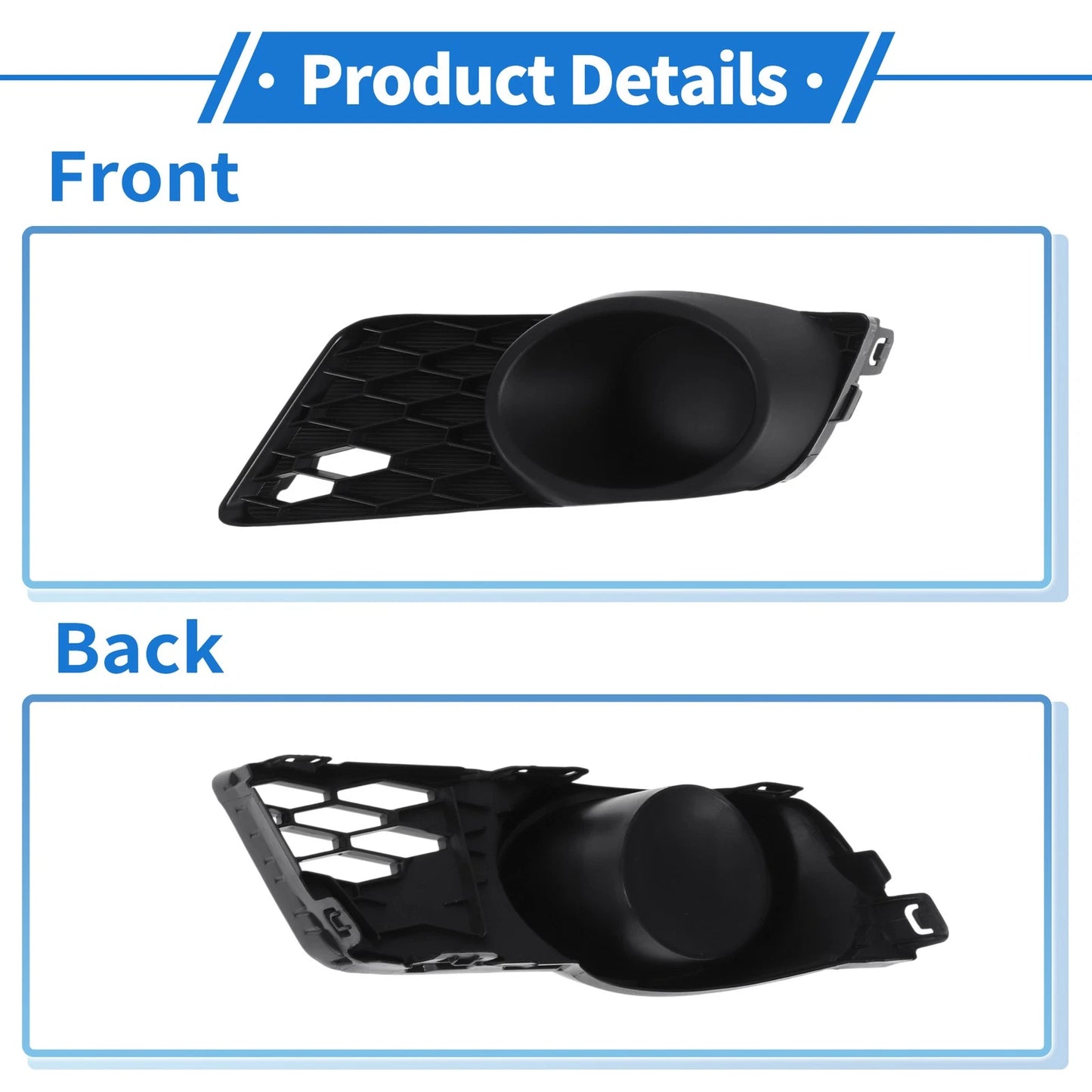 Front Right Fog Light Grill for Honda Accord (2016-2019)