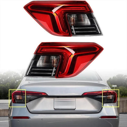 Outer LED Tail Light Set for Honda Civic Sedan 2022-2023 LH + RH
