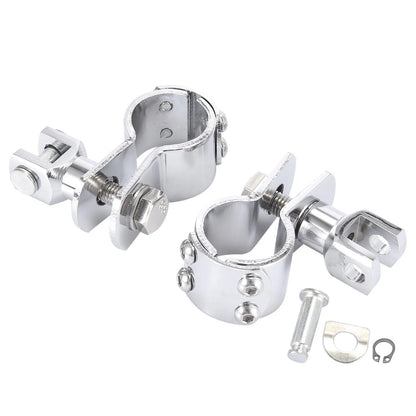 Foot Peg Mount / 1.25" for Harley-Davidson Universal Chrome