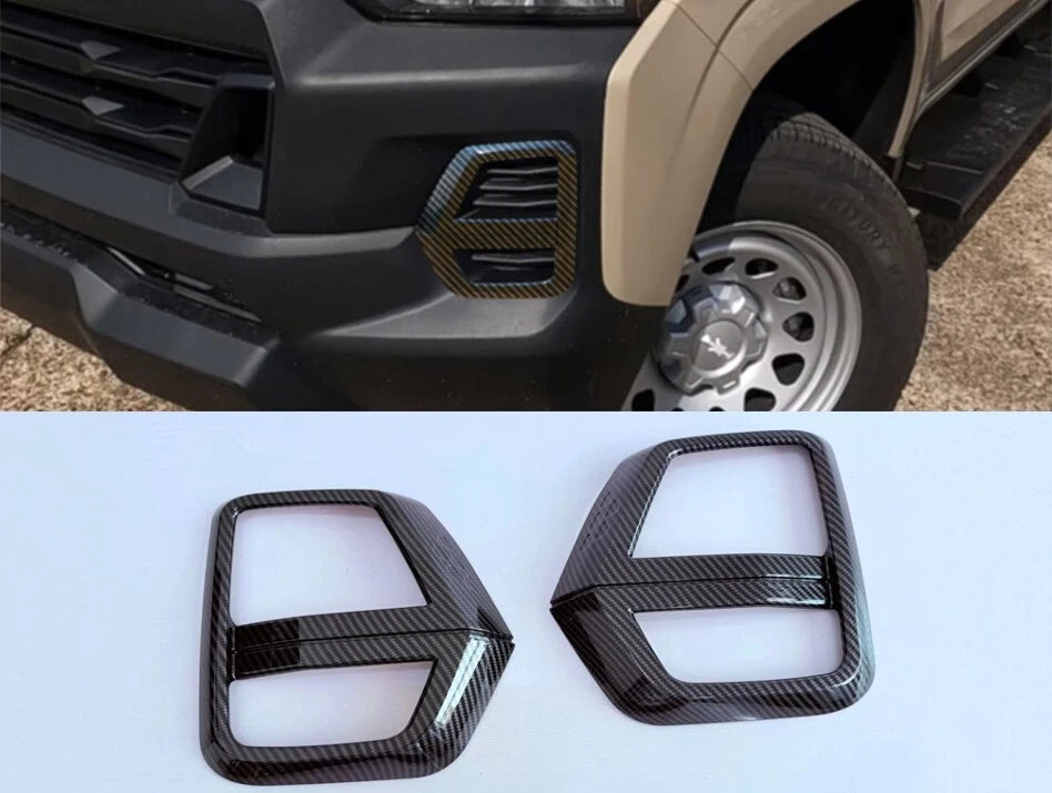 2 x Front Fog Light Lamp Cover Trim for 2023-2025 Chevrolet Colorado