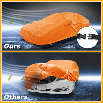 Car Cover for Acura TLX - Waterproof All Weather Cotton with Zipper