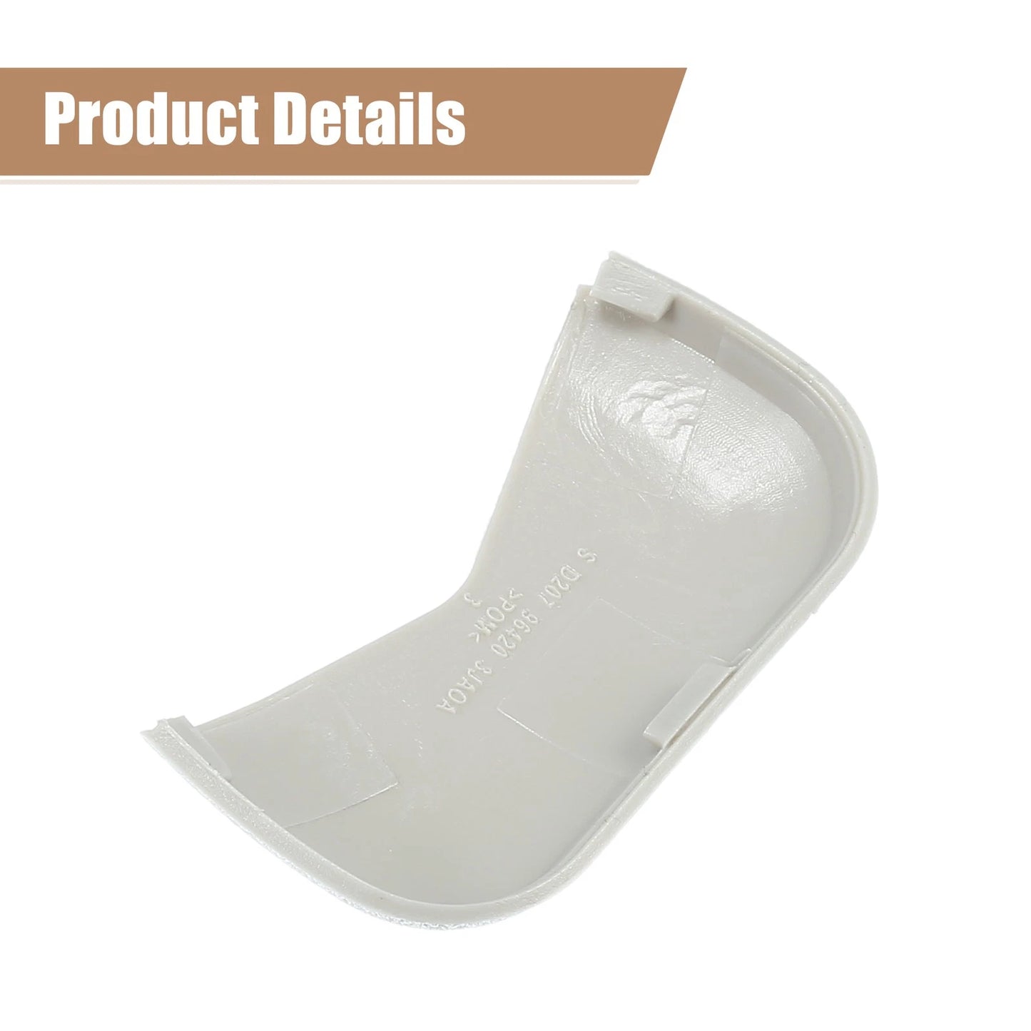 Gray Sun Visor Bolt Covers for Nissan Altima (2013-2023)