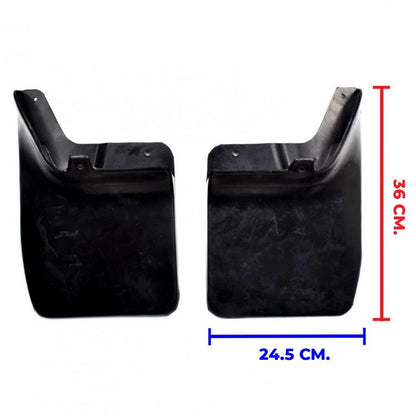 Rear Mud Flaps Rubber Splash Guard Fits Nissan Navara Frontier D22 2WD 1999-04