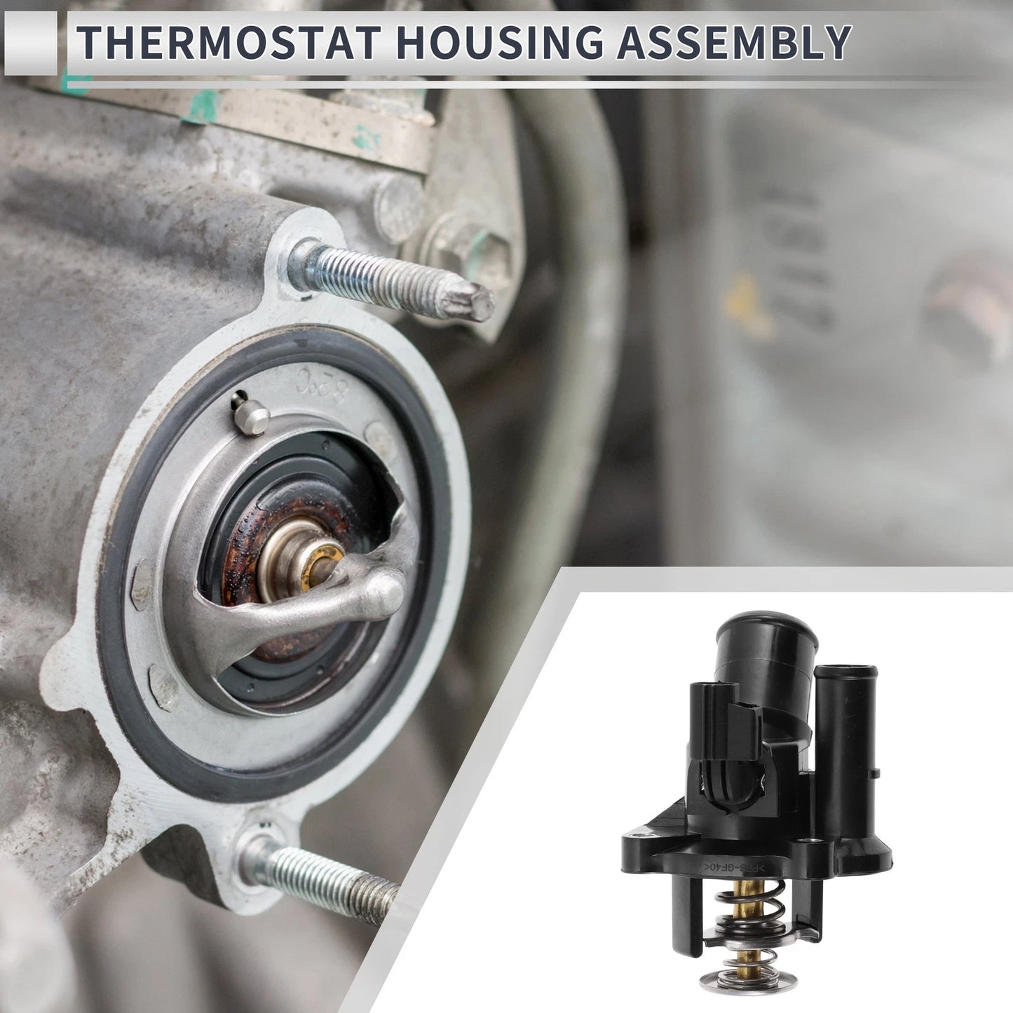 Engine Coolant Thermostat Housing for Ford Focus (2005-2011)
