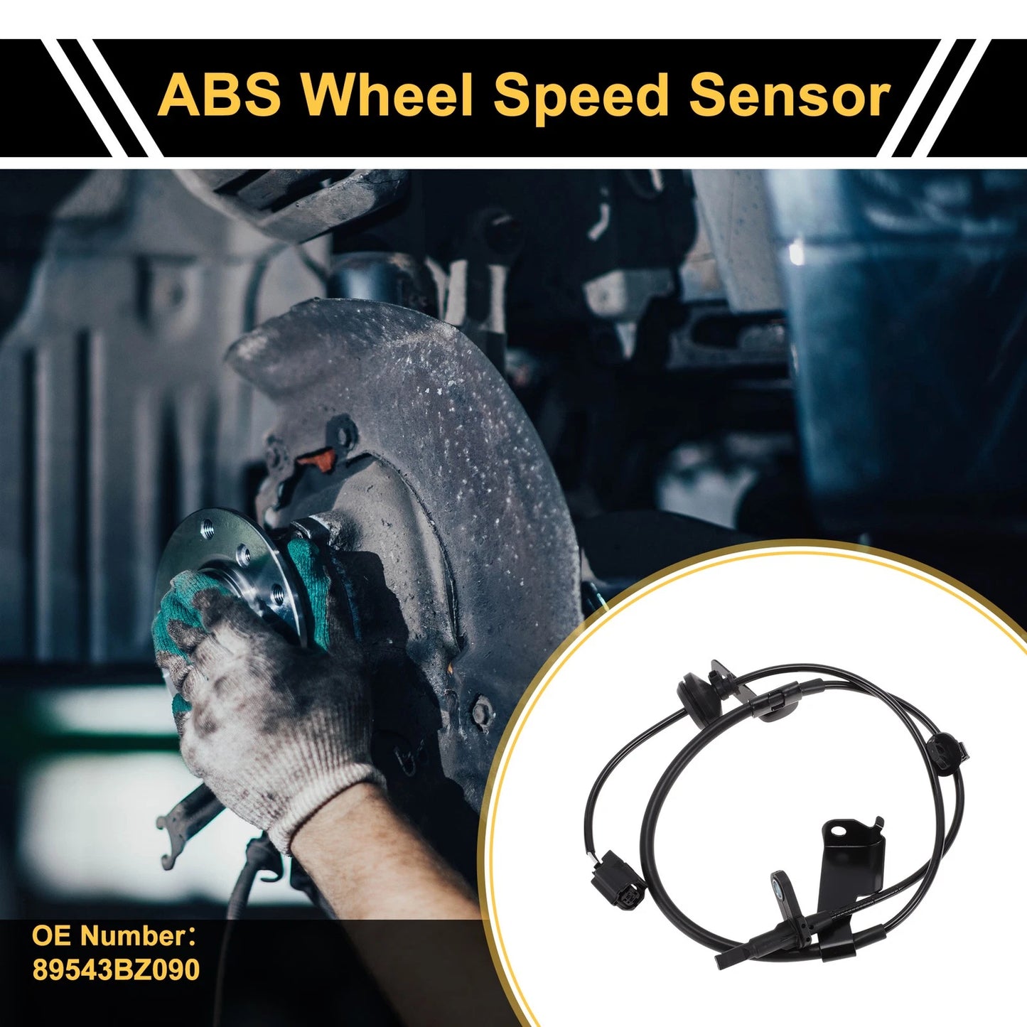 ABS Wheel Speed Sensor 1Pc Left Front for Toyota Venza (2023–2023)
