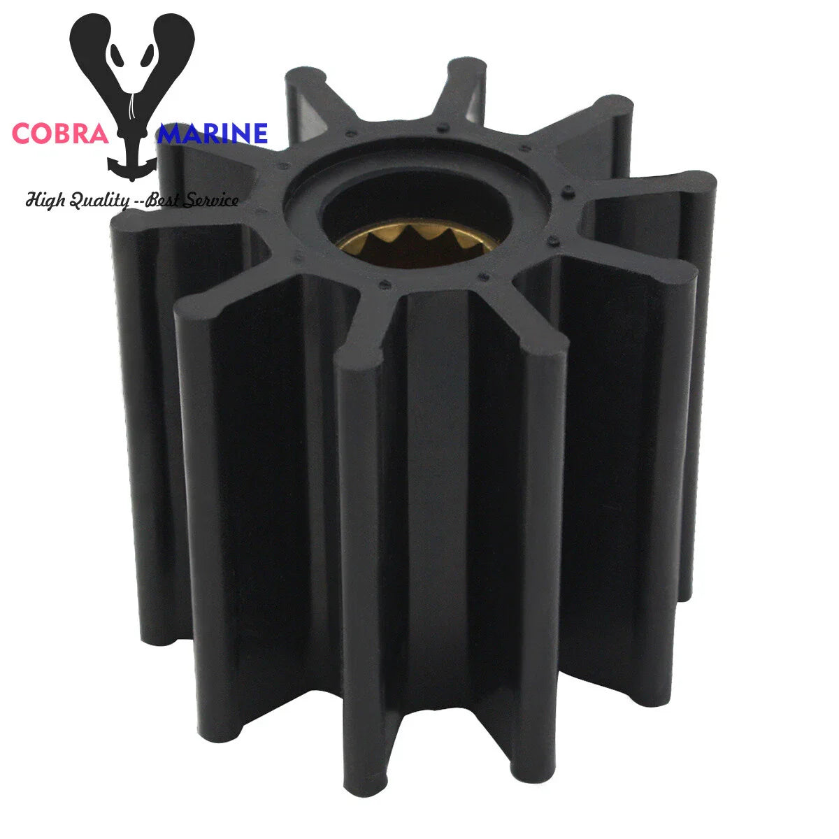 Water Pump Impeller for Jabsco, Volvo, Yanmar (Fits 18777-0001, 834794)