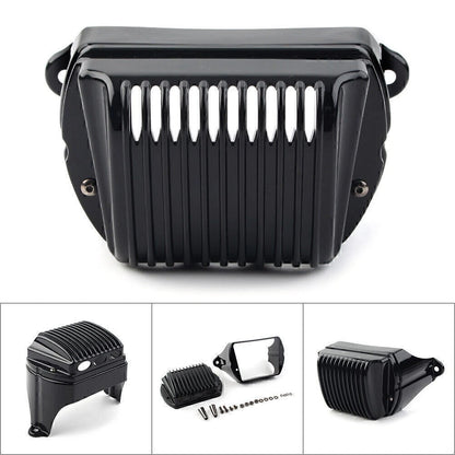 Front Voltage Regulator Cover Accent for Harley Touring Road Street Glide Black