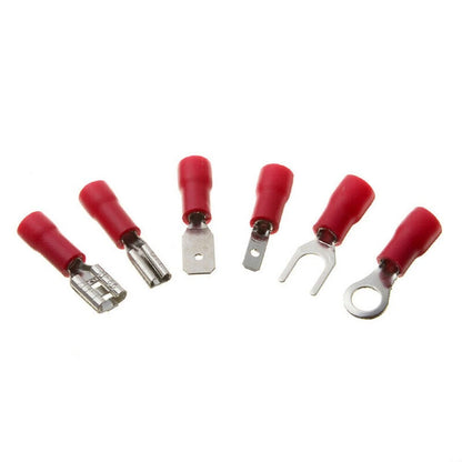 280 x Crimp Terminals Assorted Copper PVC Tinplate